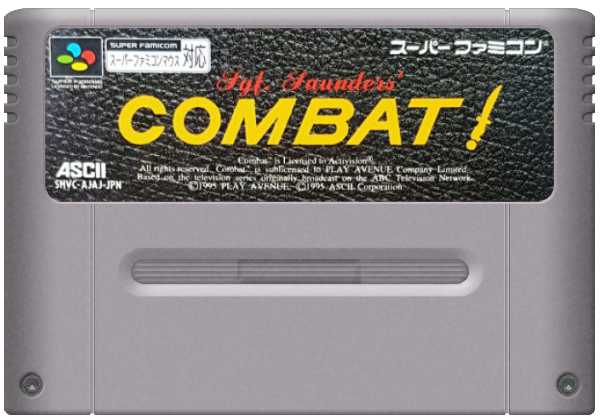 Sgt. Saunders' Combat media 7 for Super Famicom